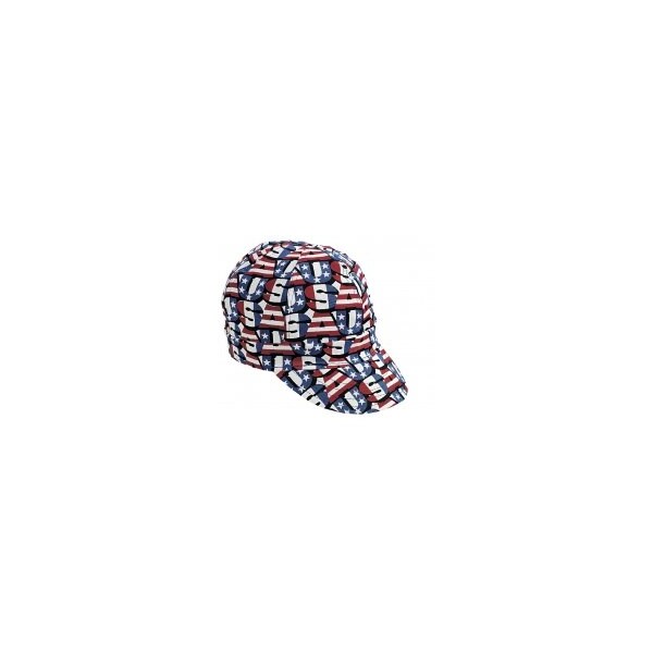 Red White Blue Usa Style Welder Cap (3Pk)
